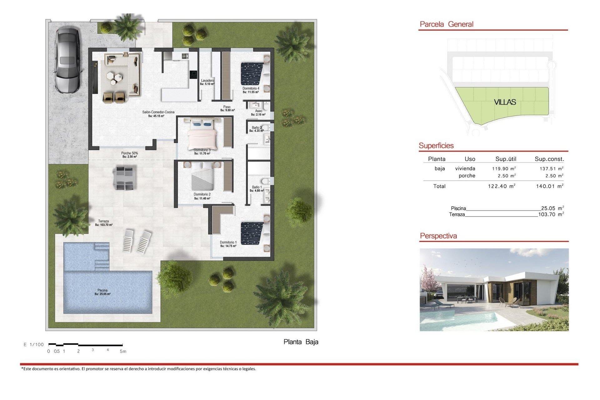 Obra nueva - Villa - BAÑOS Y MENDIGO - Altaona Golf