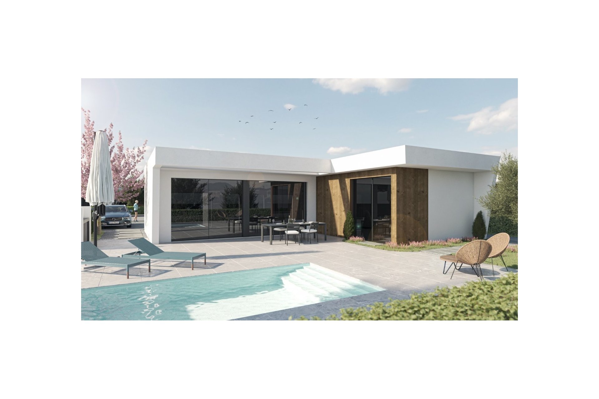 Obra nueva - Villa - BAÑOS Y MENDIGO - Altaona Golf