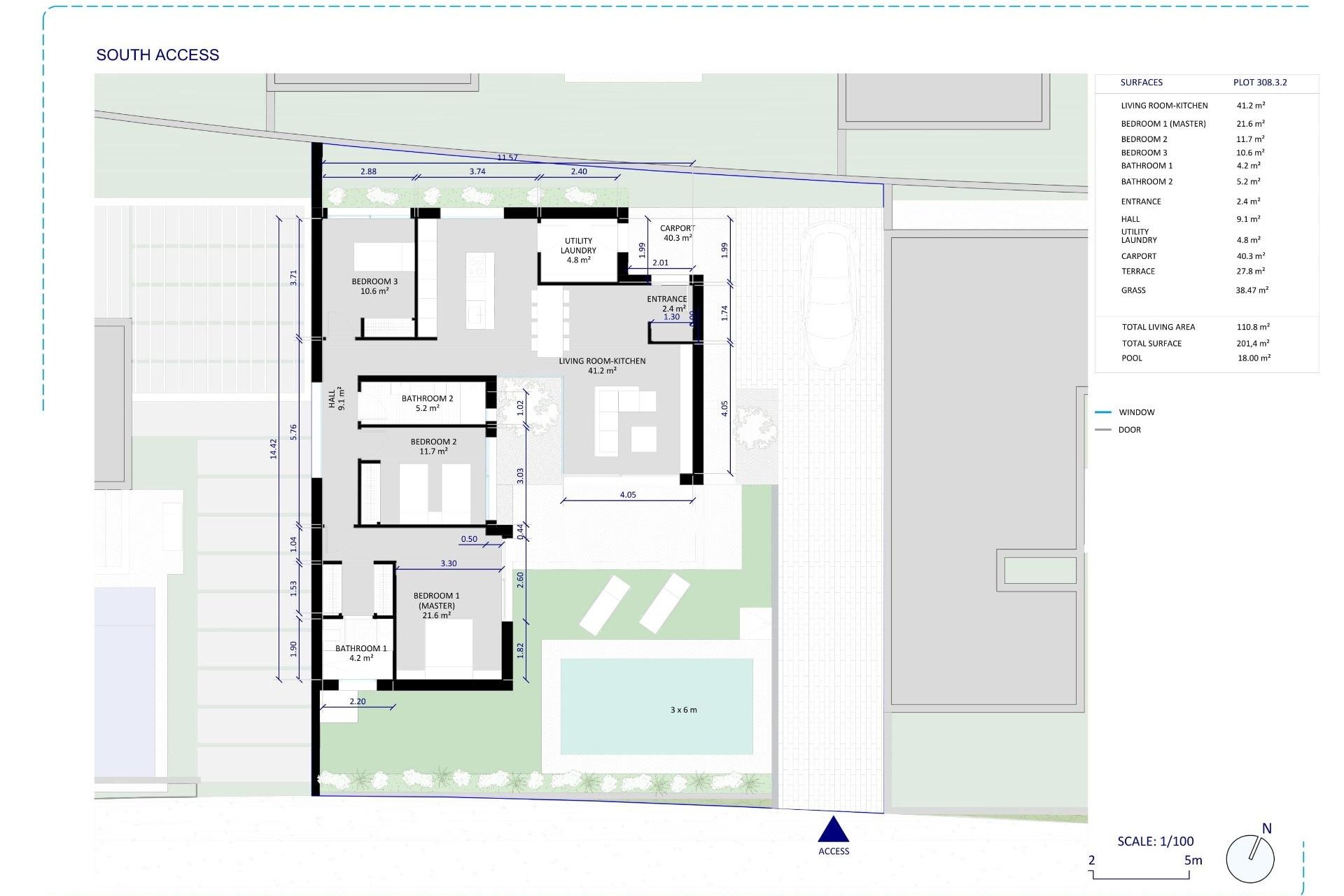 Obra nueva - Villa - BAÑOS Y MENDIGO - Altaona Golf