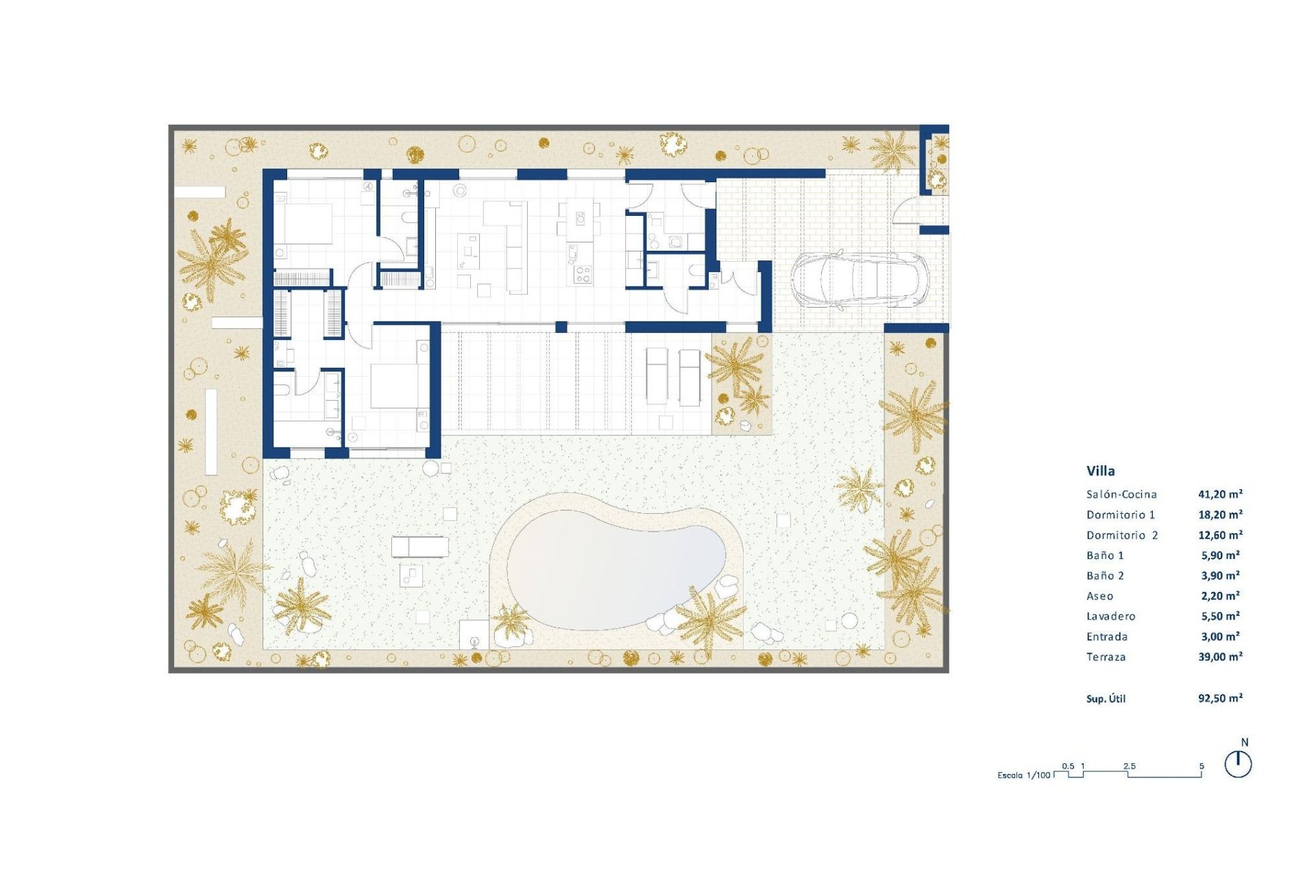 Obra nueva - Villa - BAÑOS Y MENDIGO - Altaona Golf