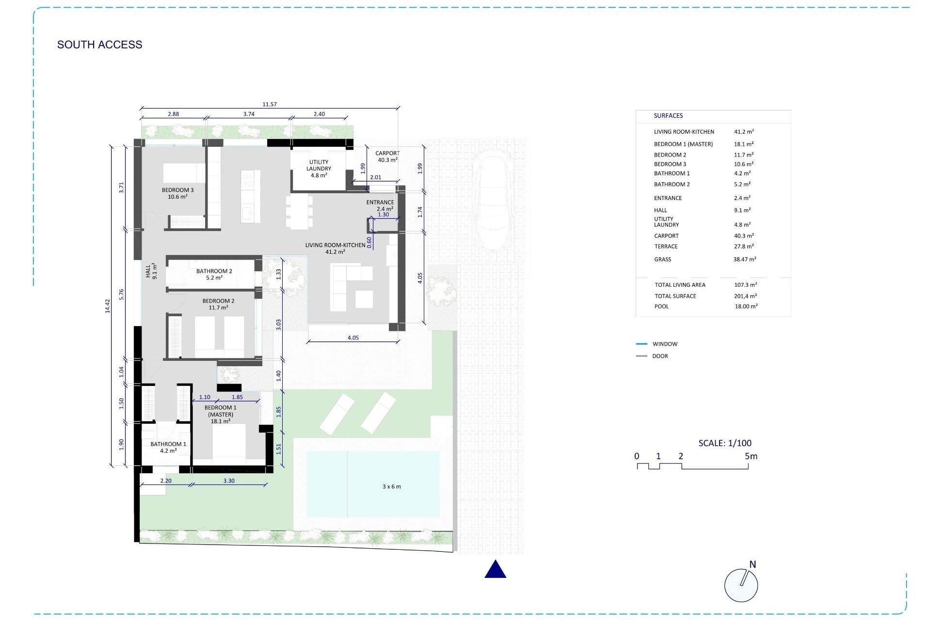 Obra nueva - Villa - BAÑOS Y MENDIGO - Altaona Golf