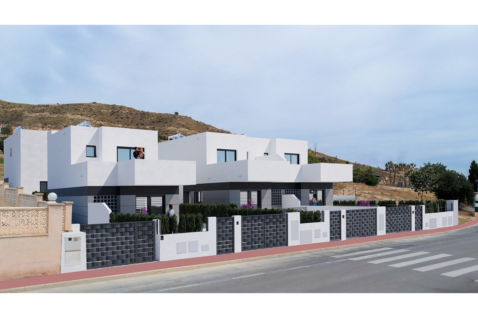 Obra nueva - Villa - Busot, zona Bonalba Golf (Alicante) - Spain