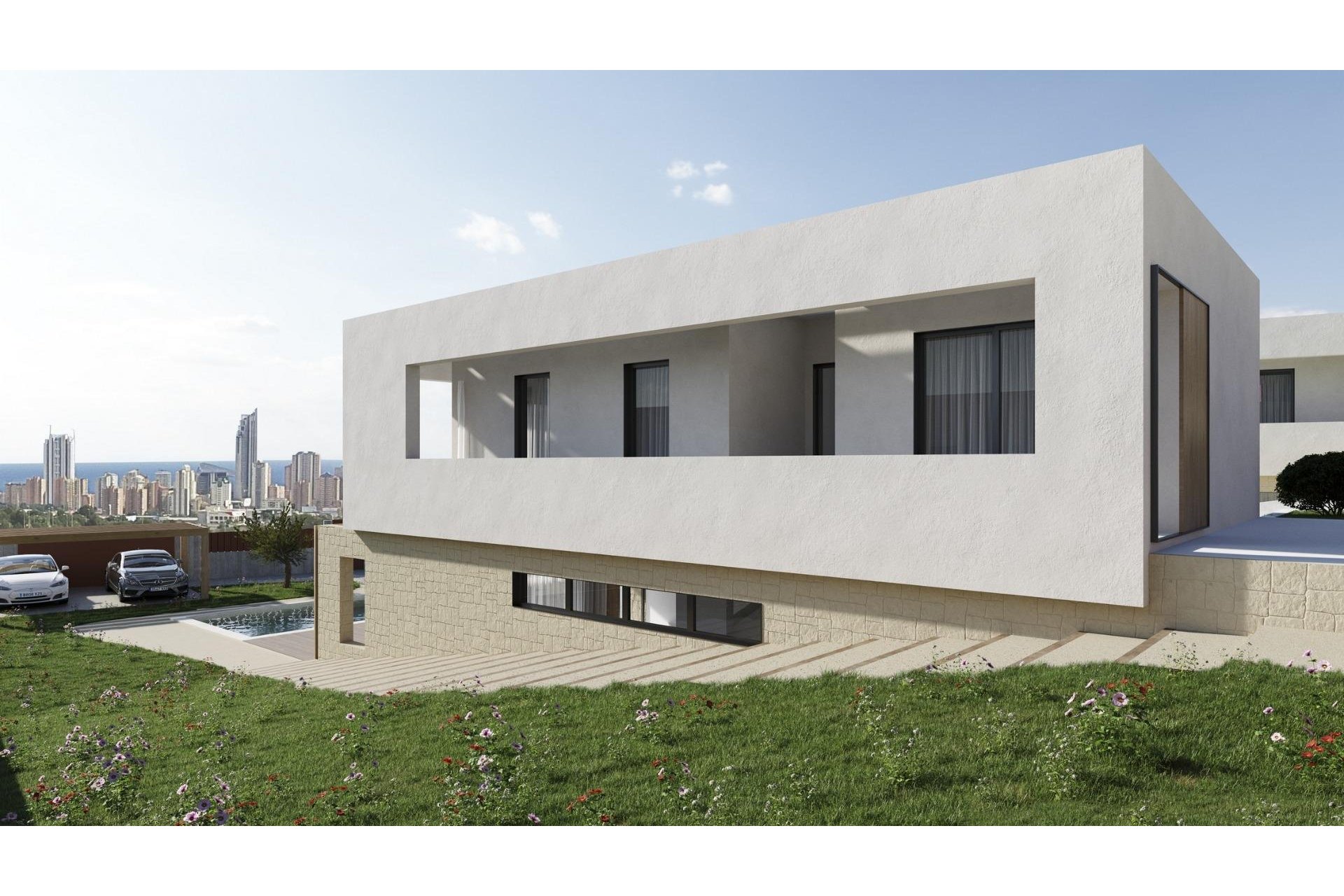 Obra nueva - Villa - Finestrat - Campana garden