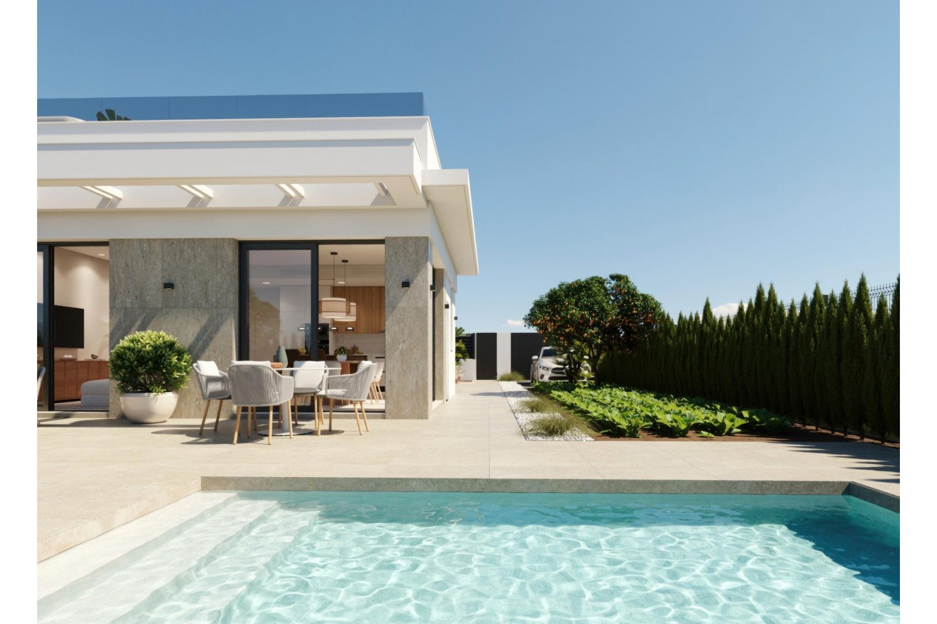 Obra nueva - Villa - Fuente Álamo - Hacienda Del Álamo Golf