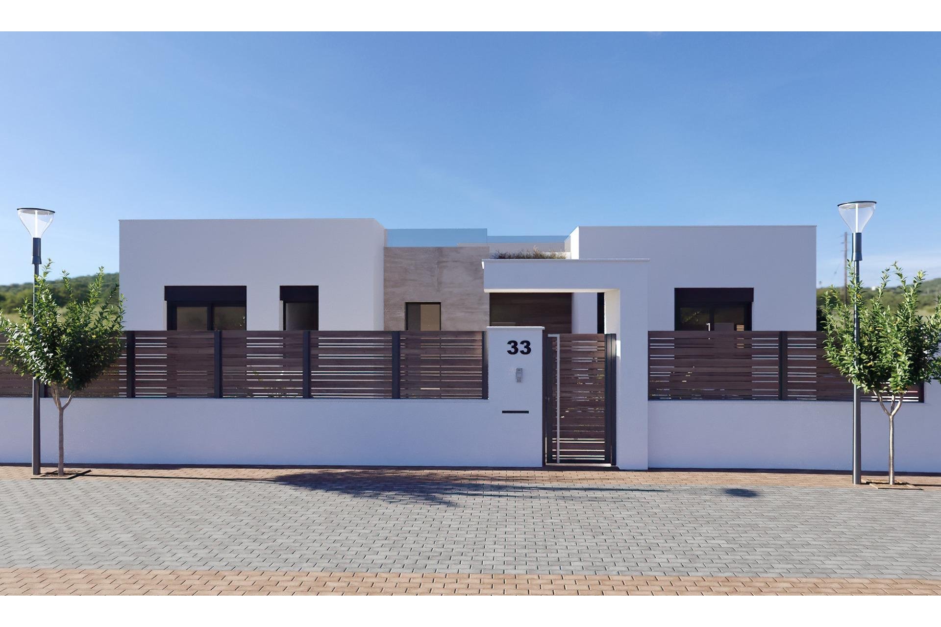 Obra nueva - Villa - Fuente Álamo - Hacienda del Alamo