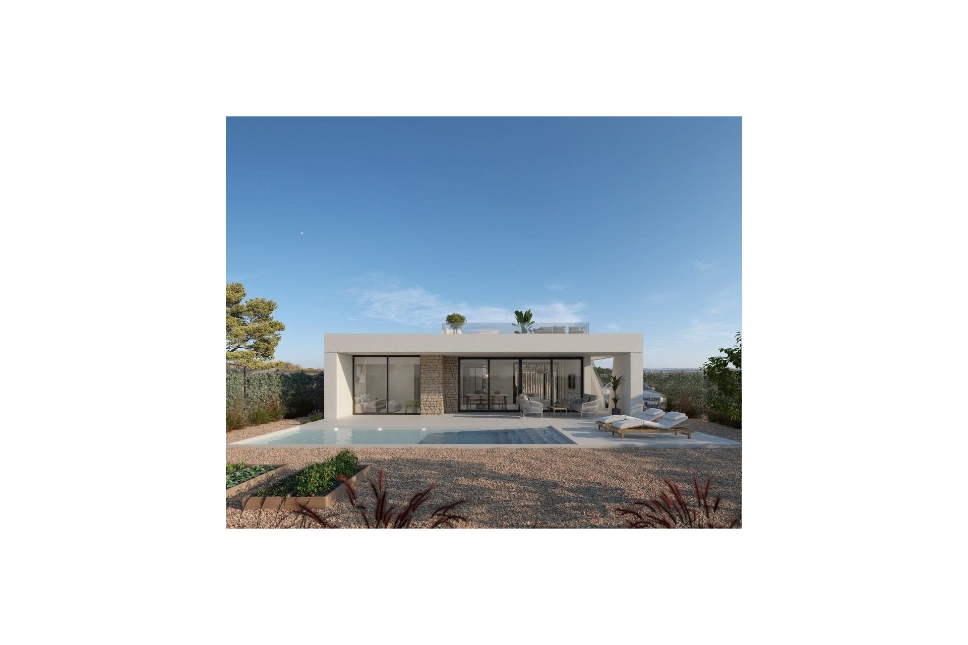 Obra nueva - Villa - Fuente Álamo - Hacienda del Alamo