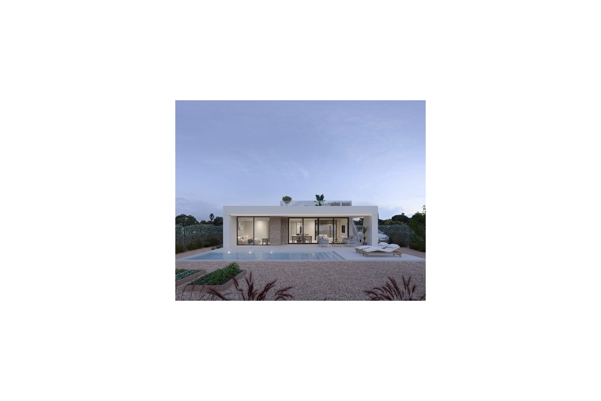 Obra nueva - Villa - Fuente Álamo - Hacienda del Alamo