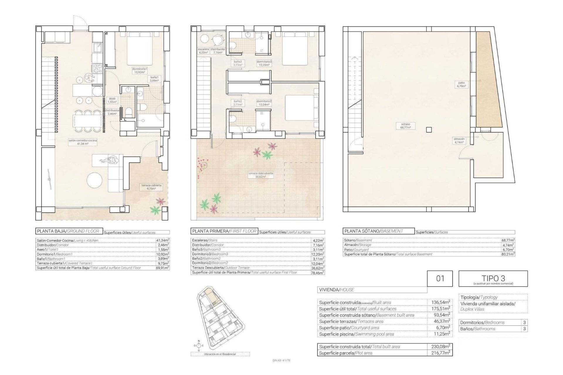 Obra nueva - Villa - Hondón de las Nieves - Centro