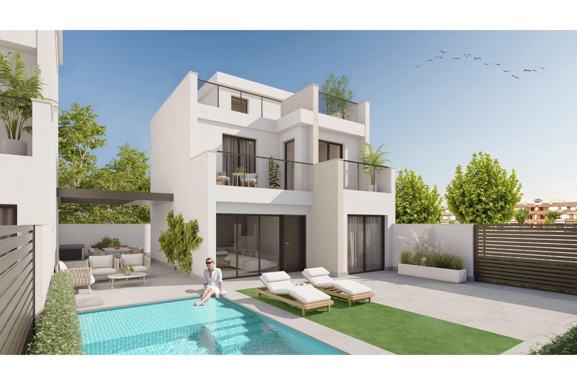 Obra nueva - Villa - Los Alcázares - Playa la Atascadera
