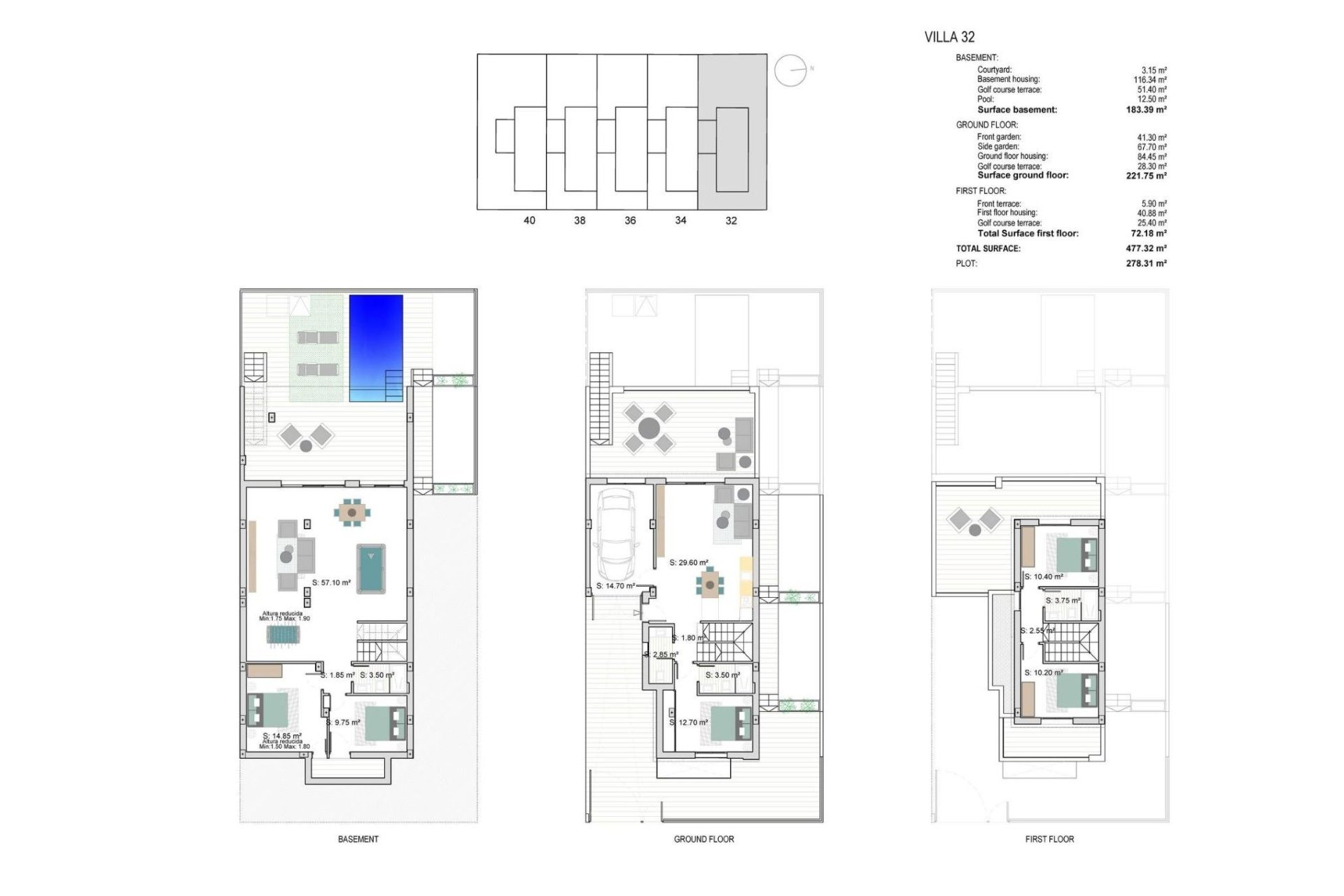 Obra nueva - Villa - Los Alcázares - Serena Golf