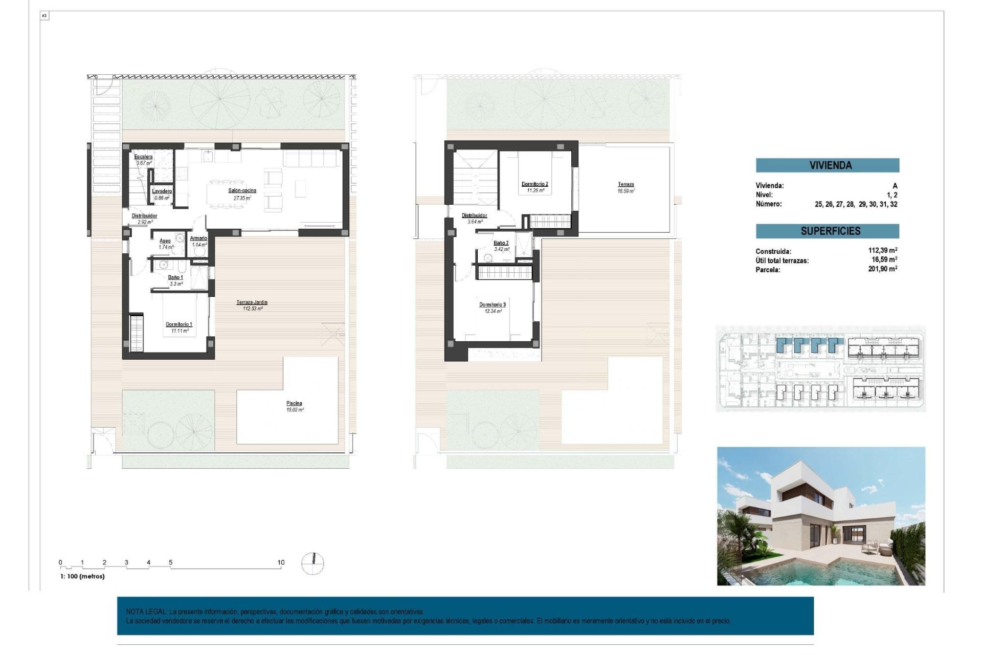 Obra nueva - Villa - Los Alcázares - Serena Golf