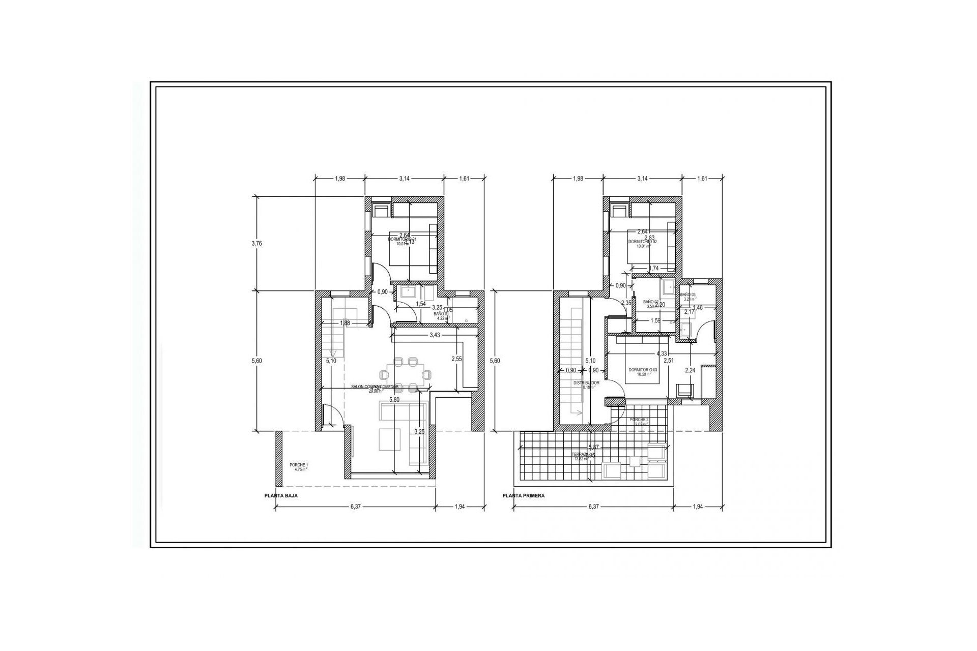 Obra nueva - Villa - LOS URRUTIAS - ESTRELLA DE MAR