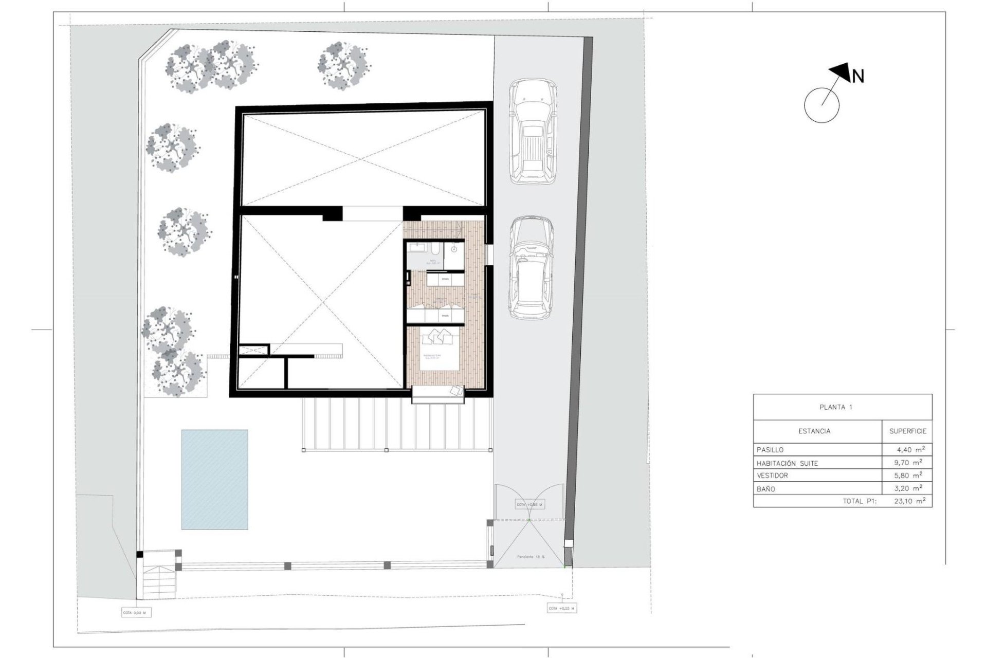 Obra nueva - Villa - Monforte del Cid - La Capitana