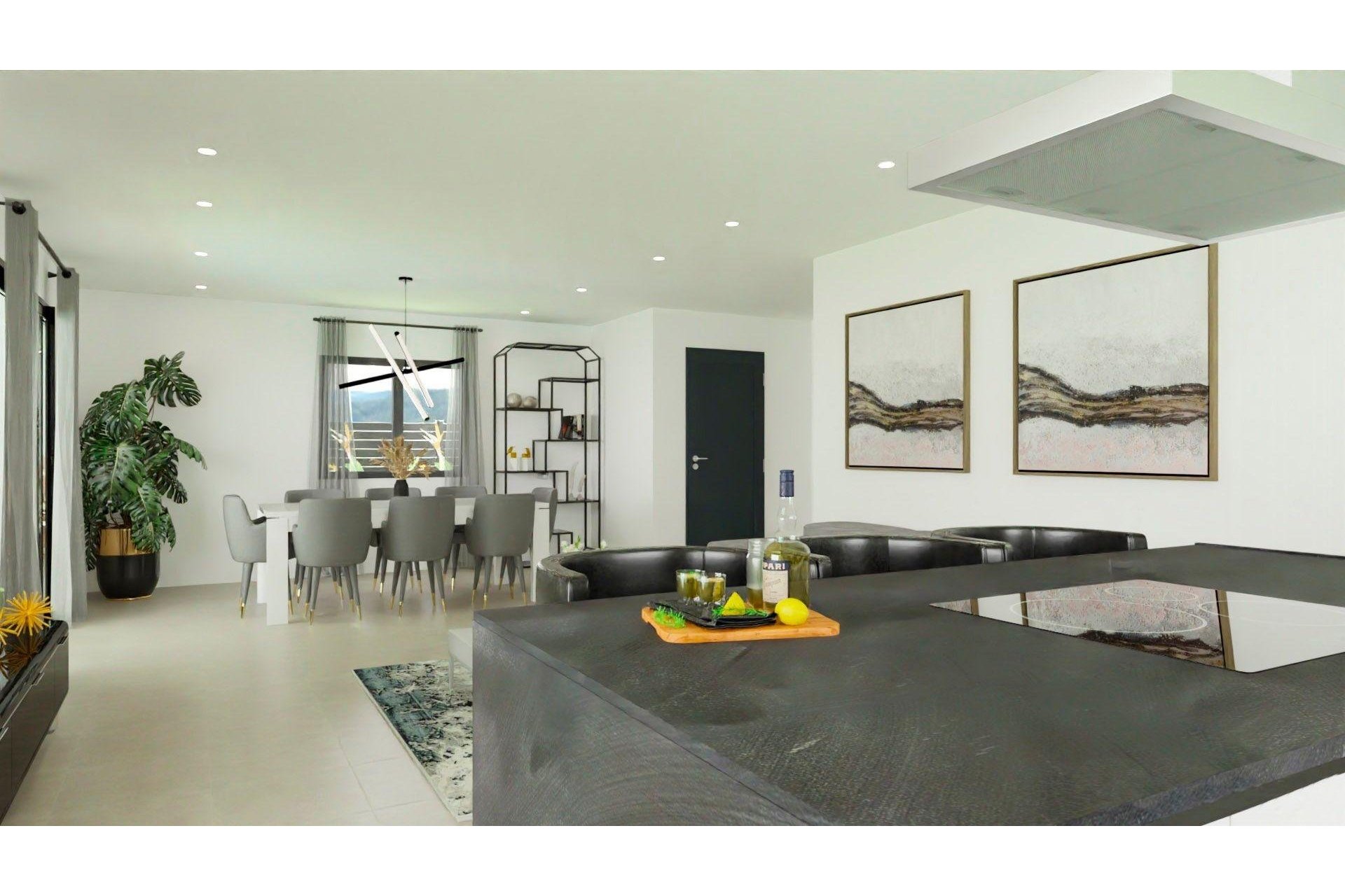 Obra nueva - Villa - Monforte del Cid - La Capitana