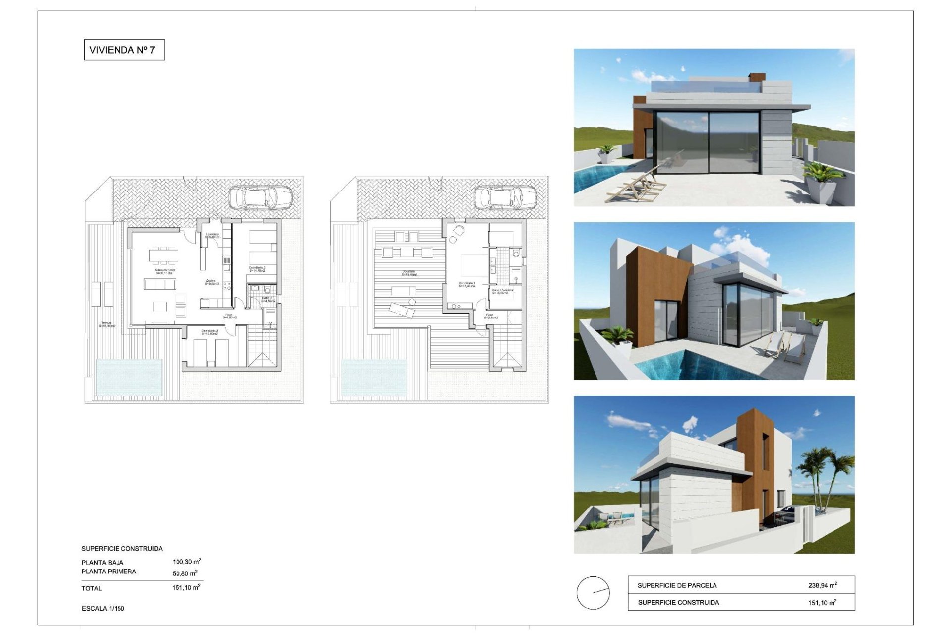 Obra nueva - Villa - Pilar de la Horadada - pueblo
