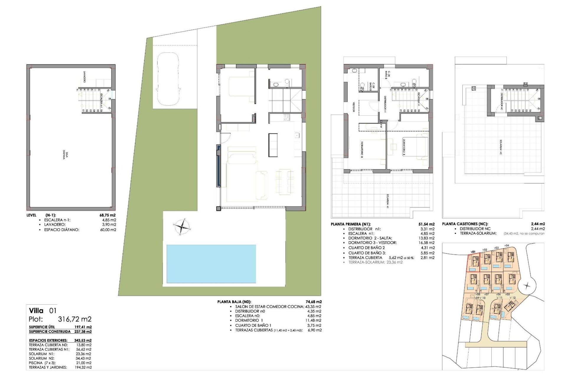 Obra nueva - Villa - San Miguel - Cerro del Sol