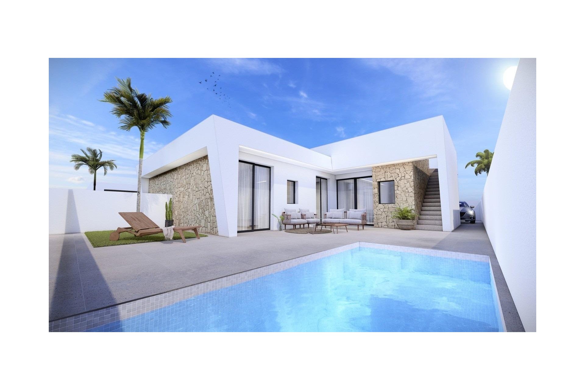 Obra nueva - Villa - Torre Pacheco - Roldán