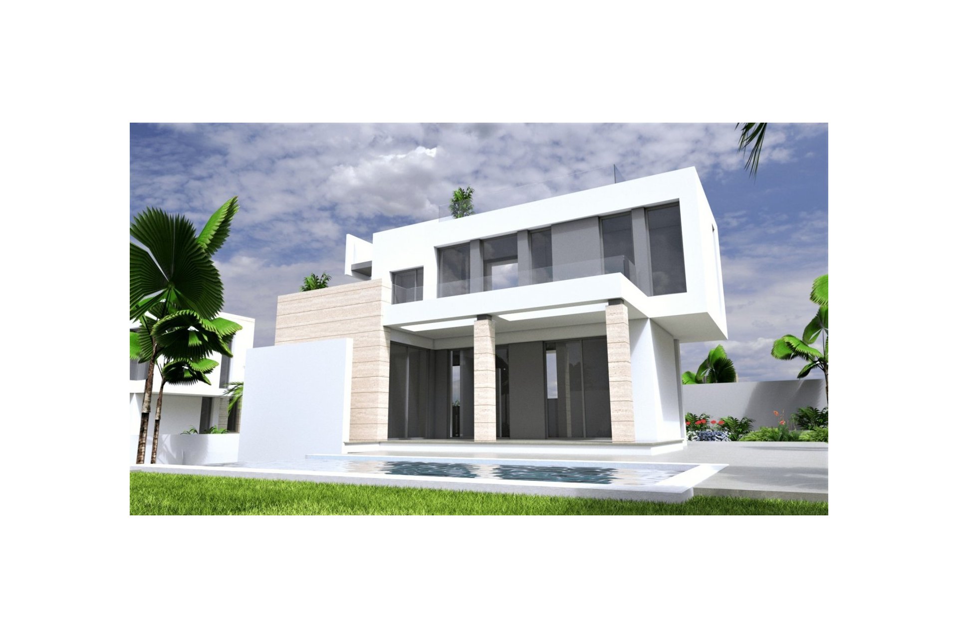 Obra nueva - Villa - Torrevieja - Aguas Nuevas