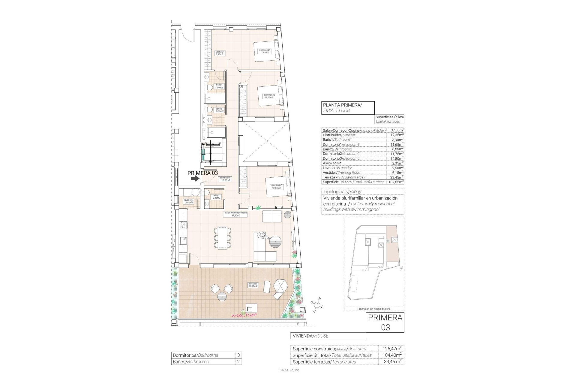 Rynek pierwotny - Apartament - Hondón de las Nieves - Pueblo
