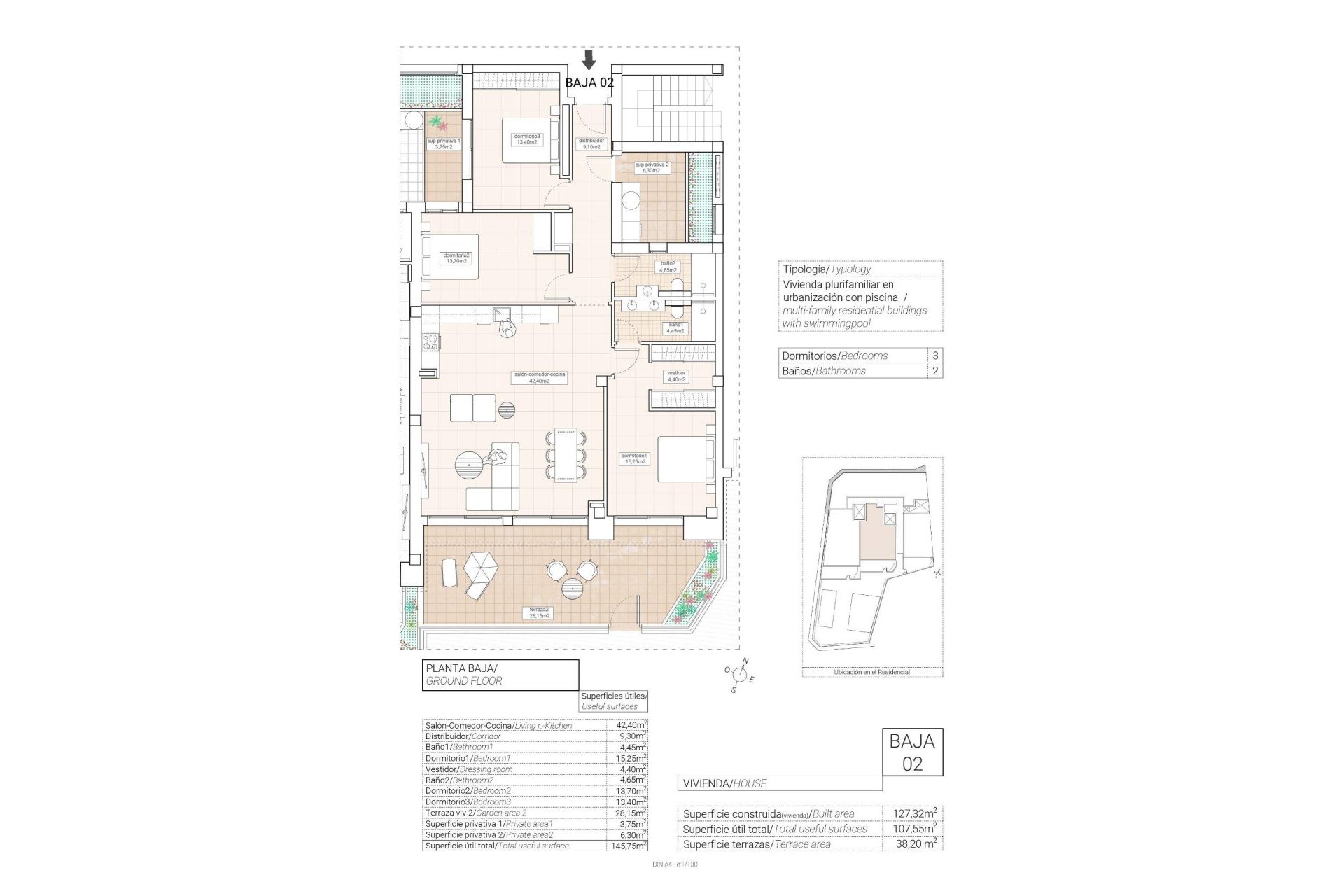 Rynek pierwotny - Apartament - Hondón de las Nieves - Pueblo