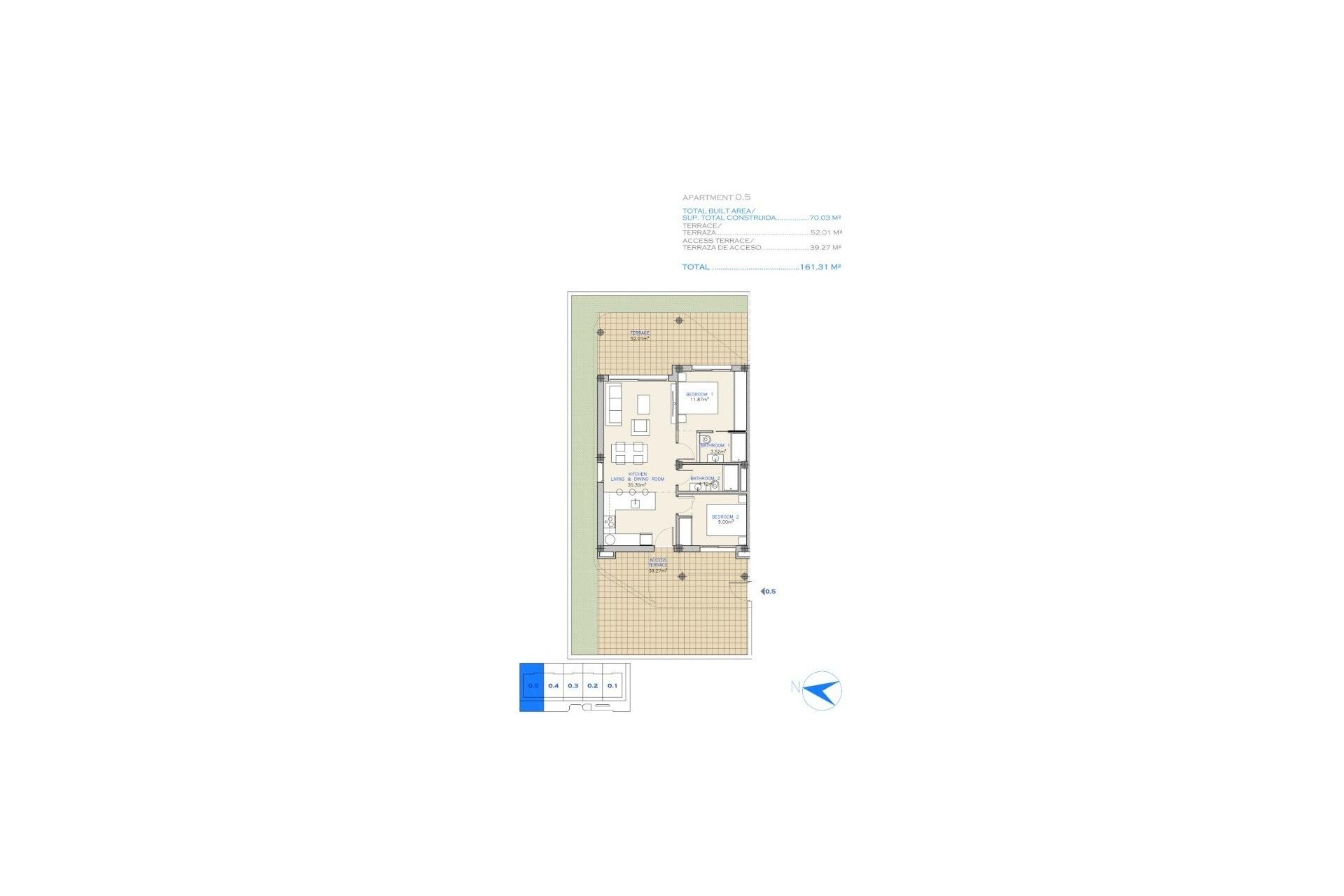 Rynek pierwotny - Apartament - Los Alcázares - Serena Golf