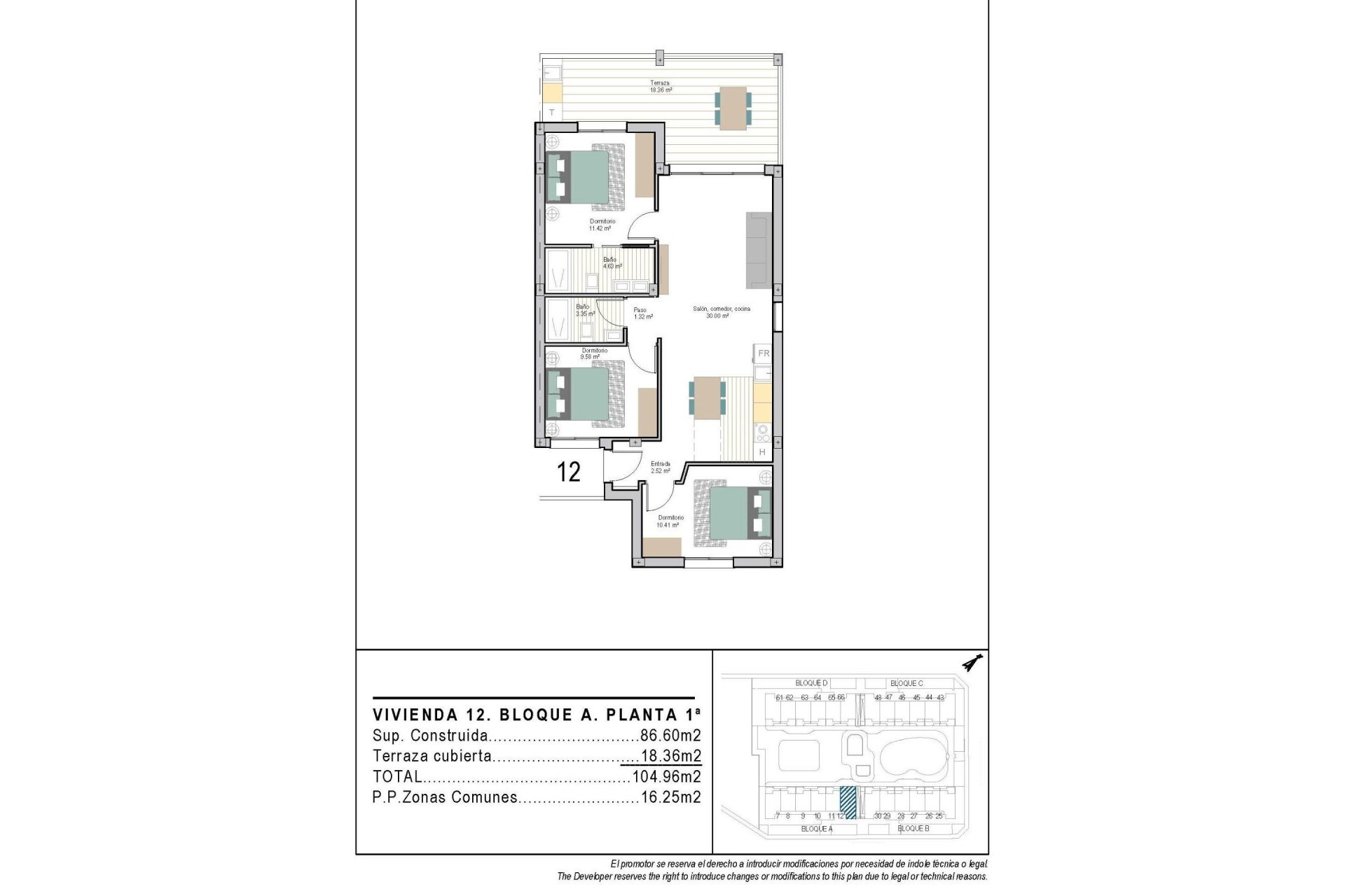 Rynek pierwotny - Apartament - Torre Pacheco - San Cayetano