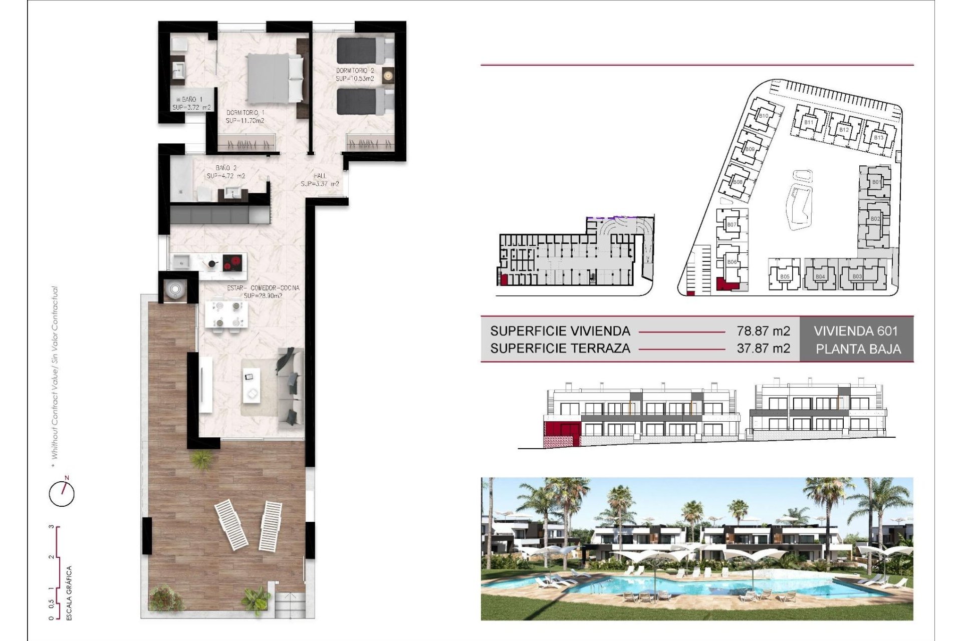 Rynek pierwotny - Bungalow - Ciudad Quesada - Rojales - Lo Marabú