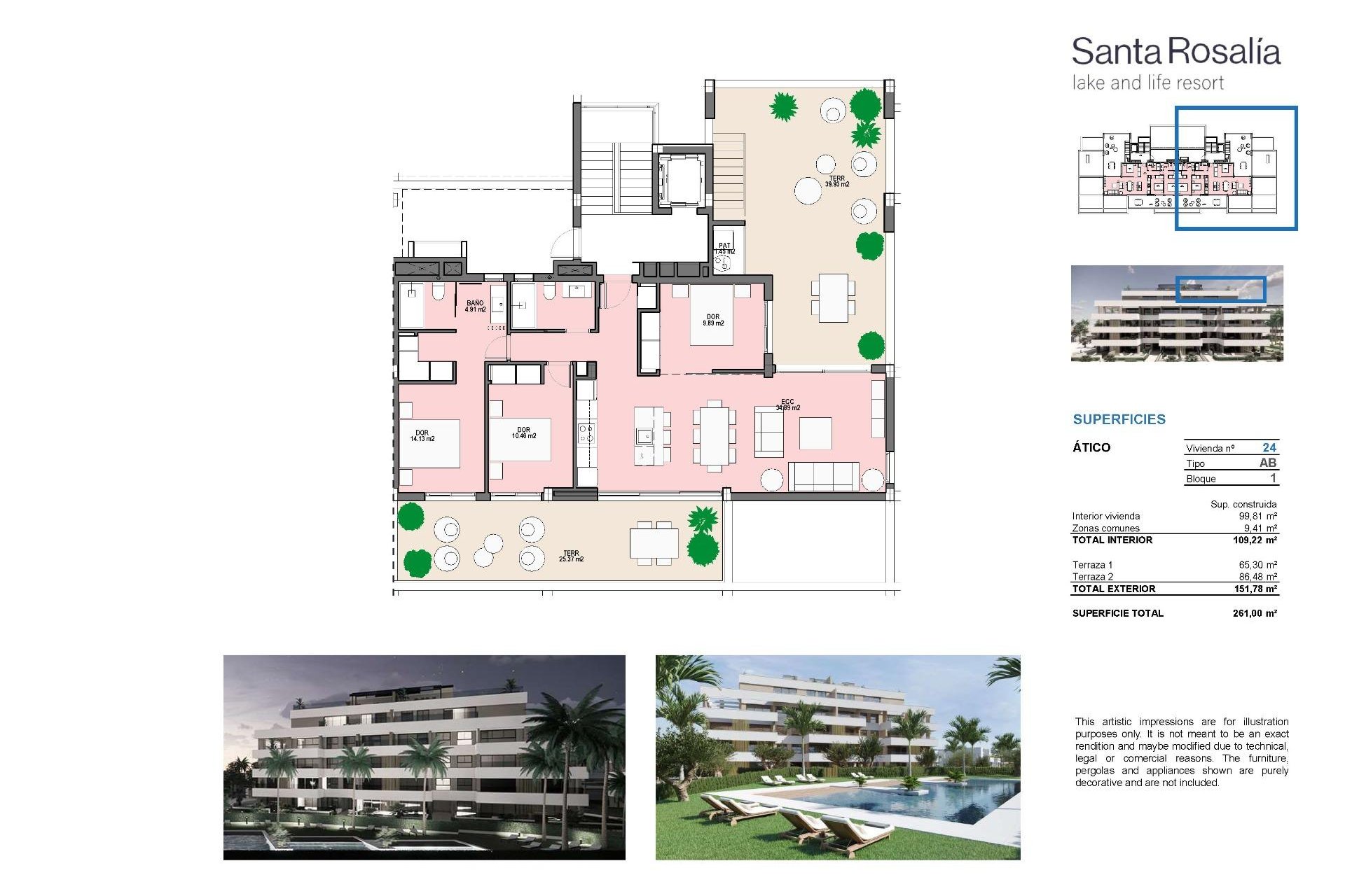 Rynek pierwotny - Daszek - Torre Pacheco - Santa Rosalia Lake And Life Resort