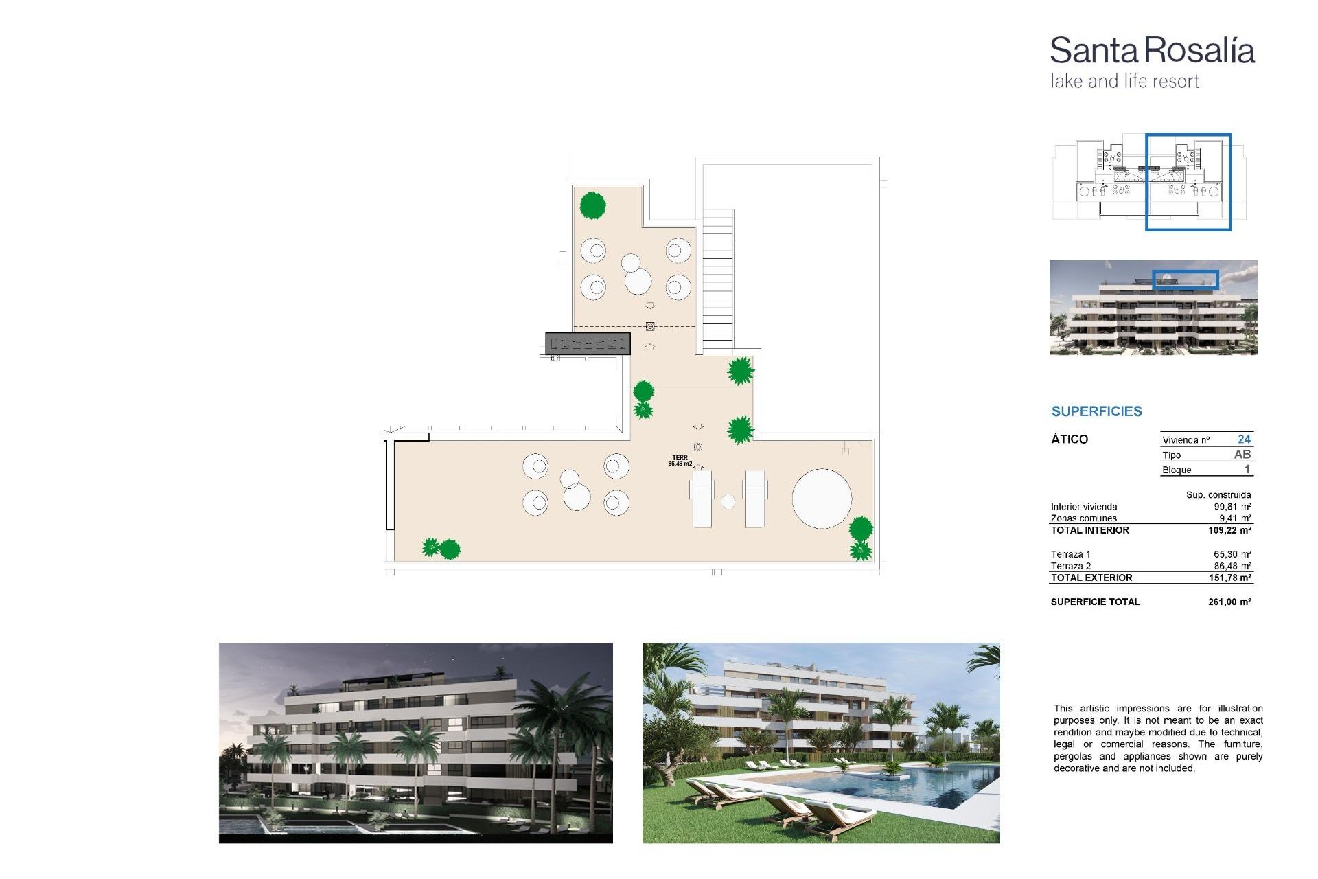 Rynek pierwotny - Daszek - Torre Pacheco - Santa Rosalia Lake And Life Resort