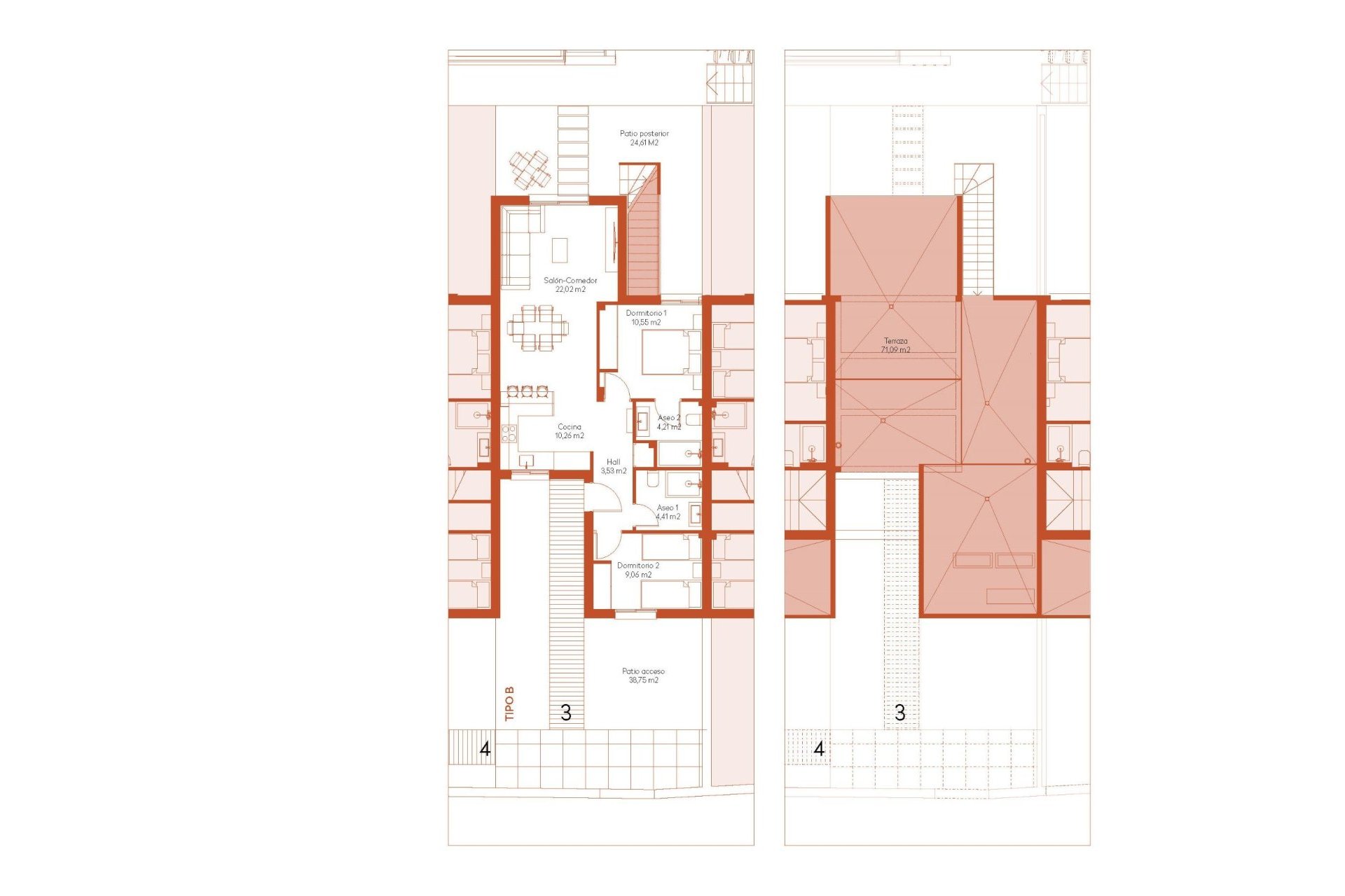 Rynek pierwotny - Town House - BAÑOS Y MENDIGO - Altaona Golf