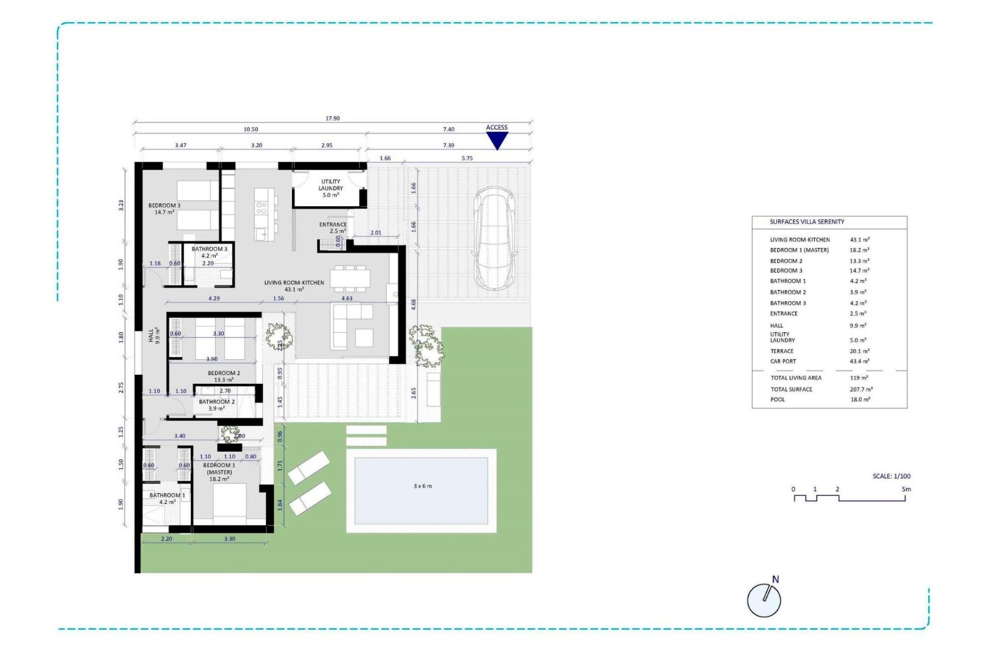 Rynek pierwotny - Villa - BAÑOS Y MENDIGO - Altaona Golf