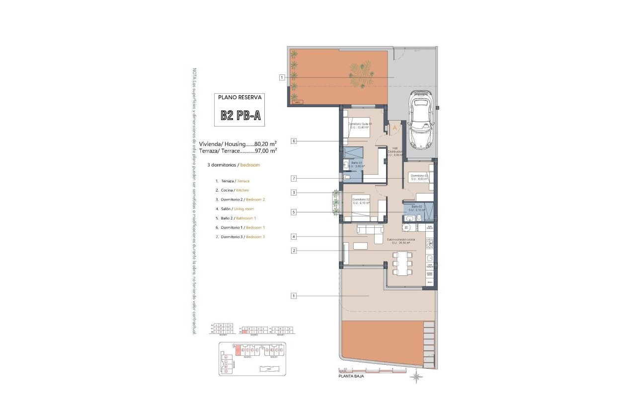 New Build - Bungalow - Los Alcázares - Serena Golf
