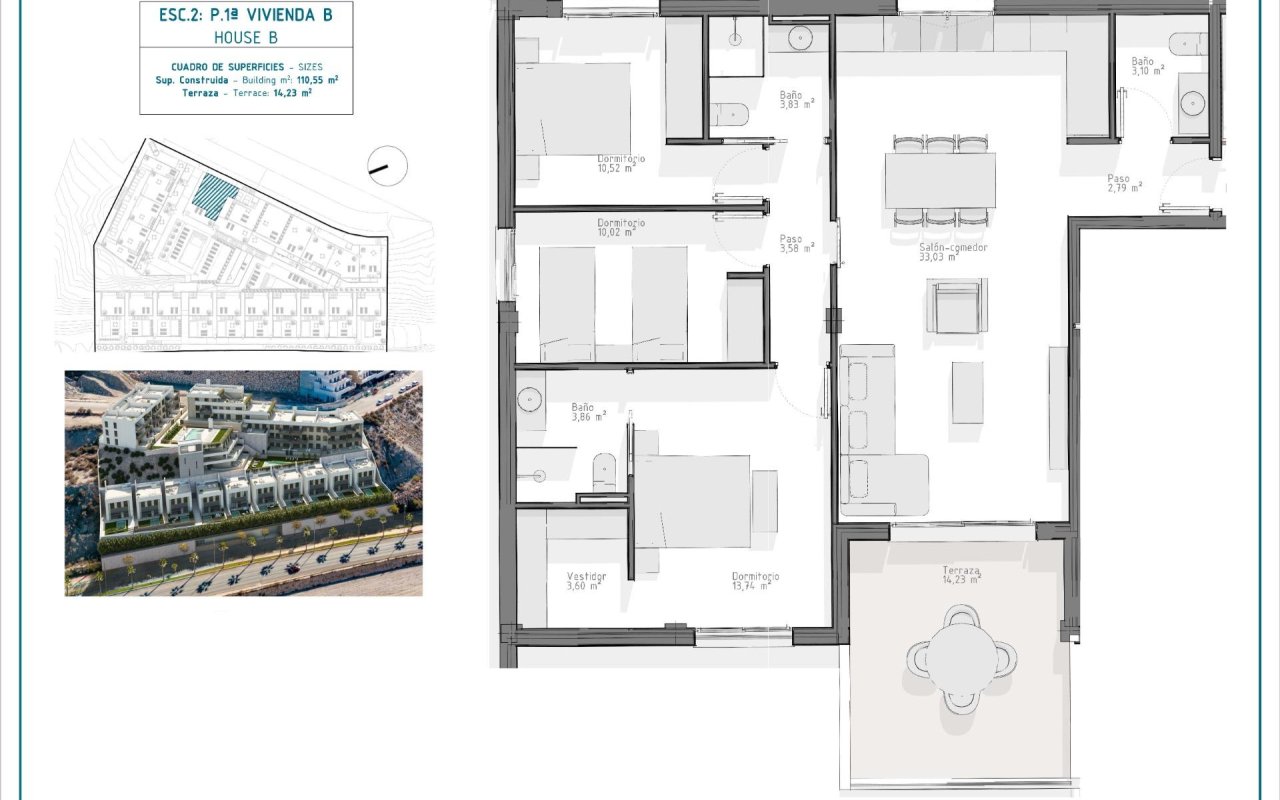 New Build - Apartment - Águilas - Playa del Hornillo