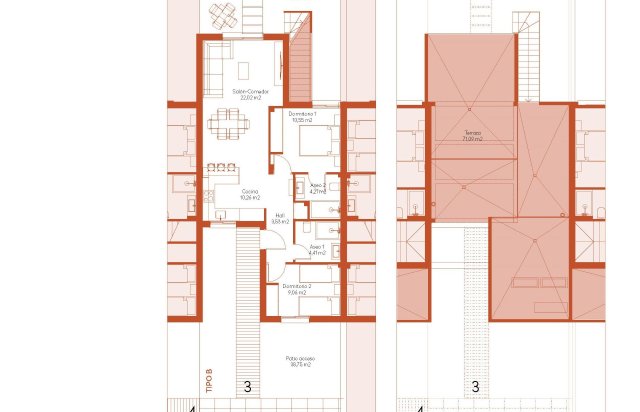 Rynek pierwotny - Town House - BAÑOS Y MENDIGO - Altaona Golf