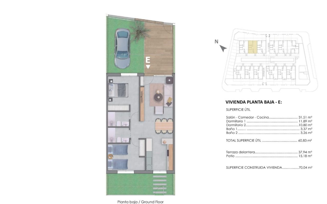 Obra nueva - Bungalow - Pilar de la Horadada - pueblo