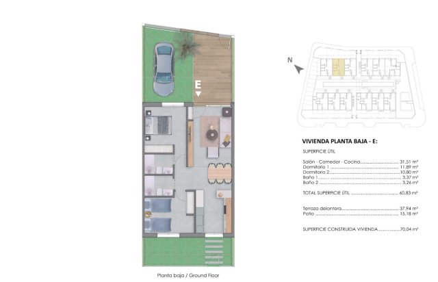 Obra nueva - Bungalow - Pilar de la Horadada - pueblo