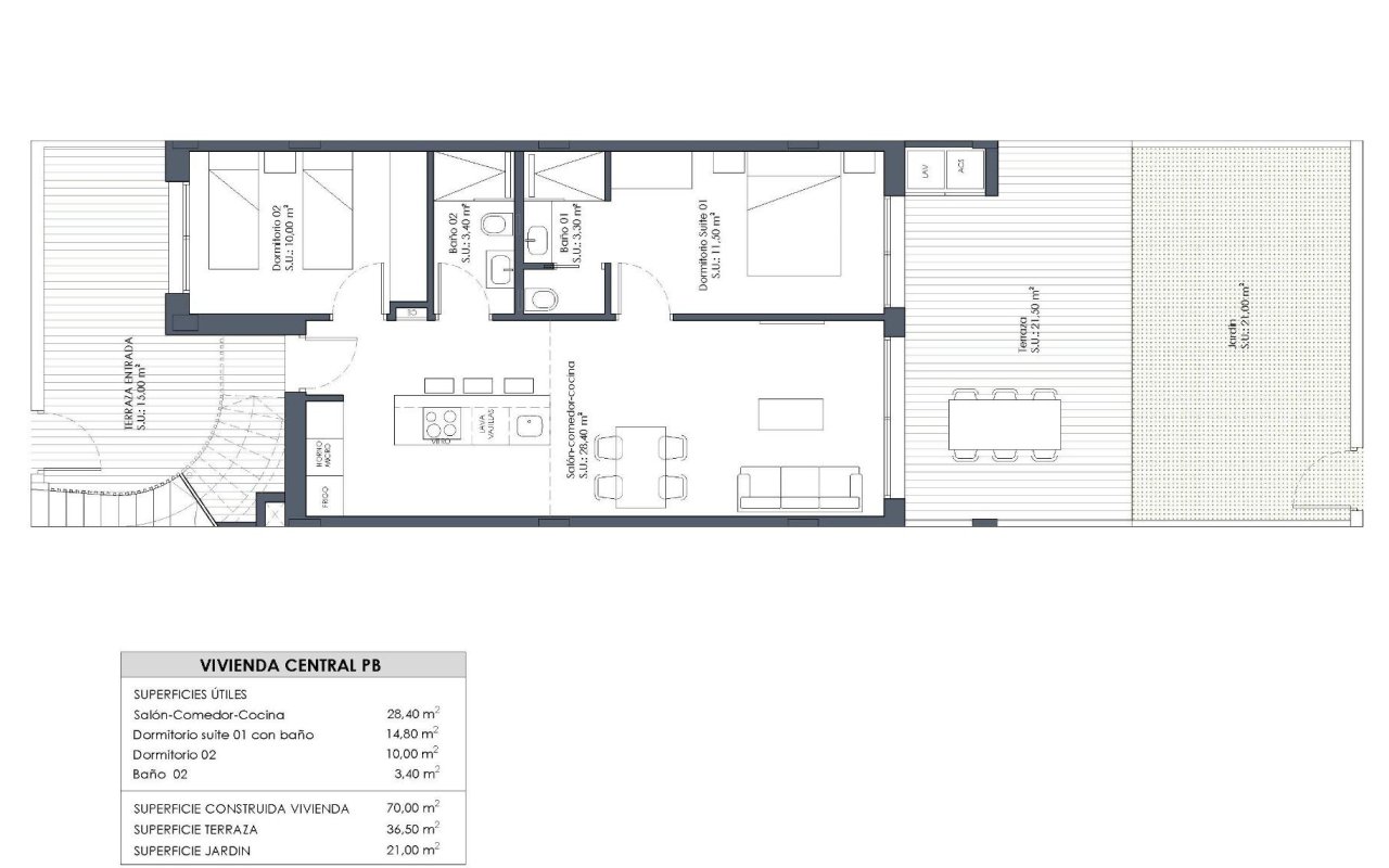 Obra nueva - Bungalow - San Miguel - Cerro del Sol
