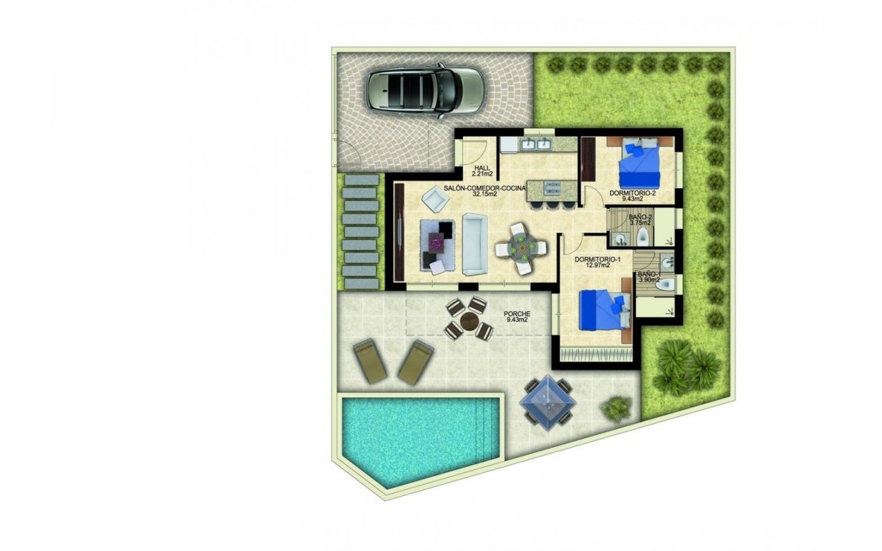 Obra nueva - Villa - Benijofar - Polideportivo