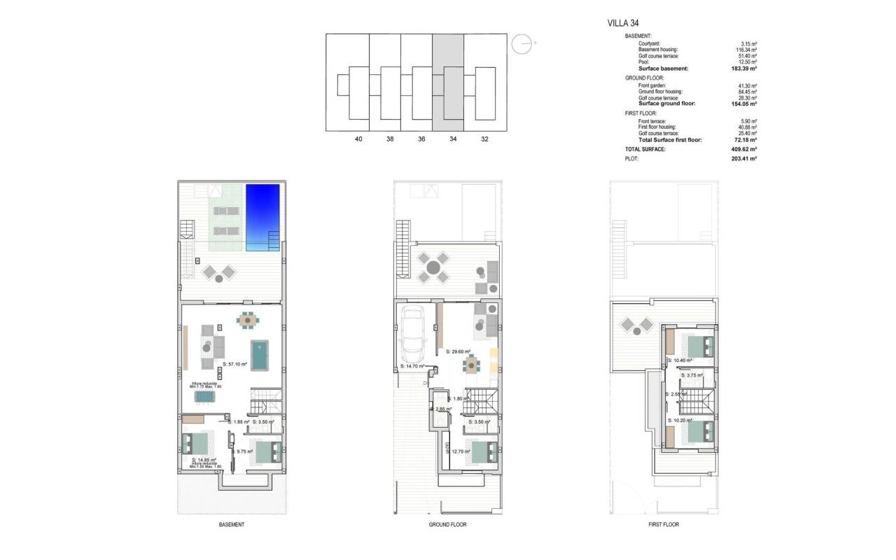 Obra nueva - Villa - Los Alcázares - Serena Golf