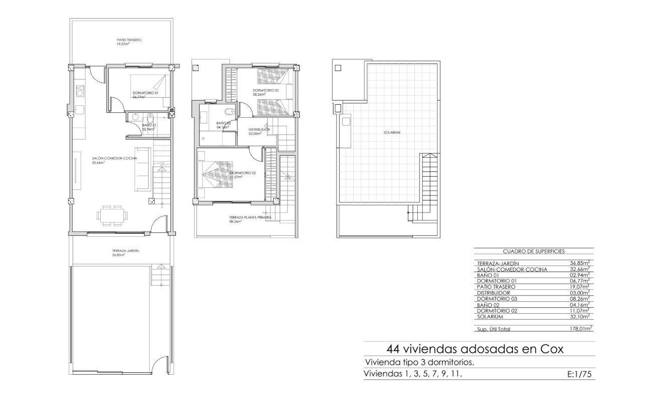 Obra nueva - Town House - Cox - San Fernando