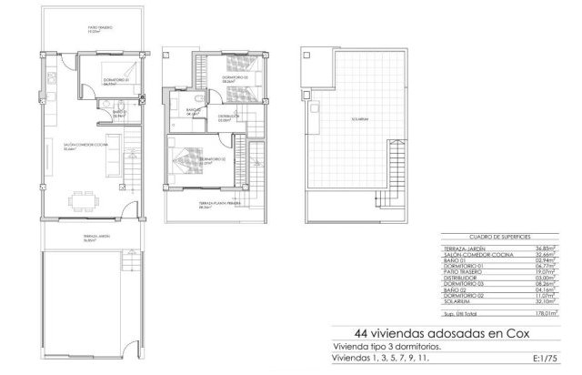 Obra nueva - Town House - Cox - San Fernando