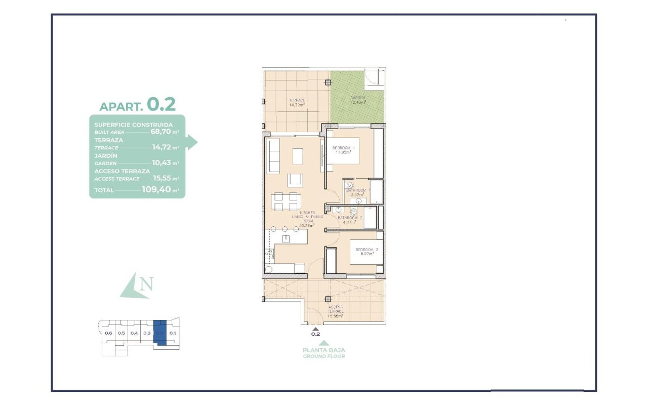 Obra nueva - Piso - Los Alcázares - Serena Golf