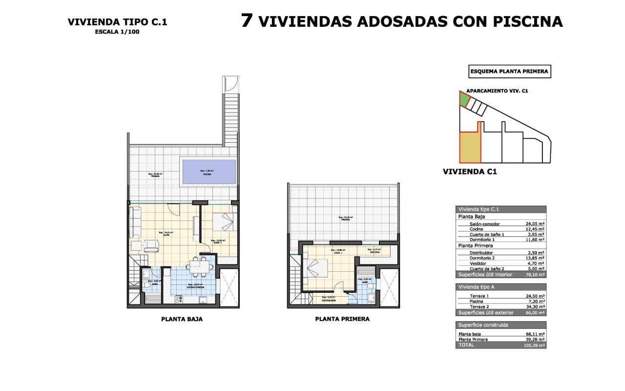 Rynek pierwotny - Bungalow - Pilar de la Horadada - pueblo