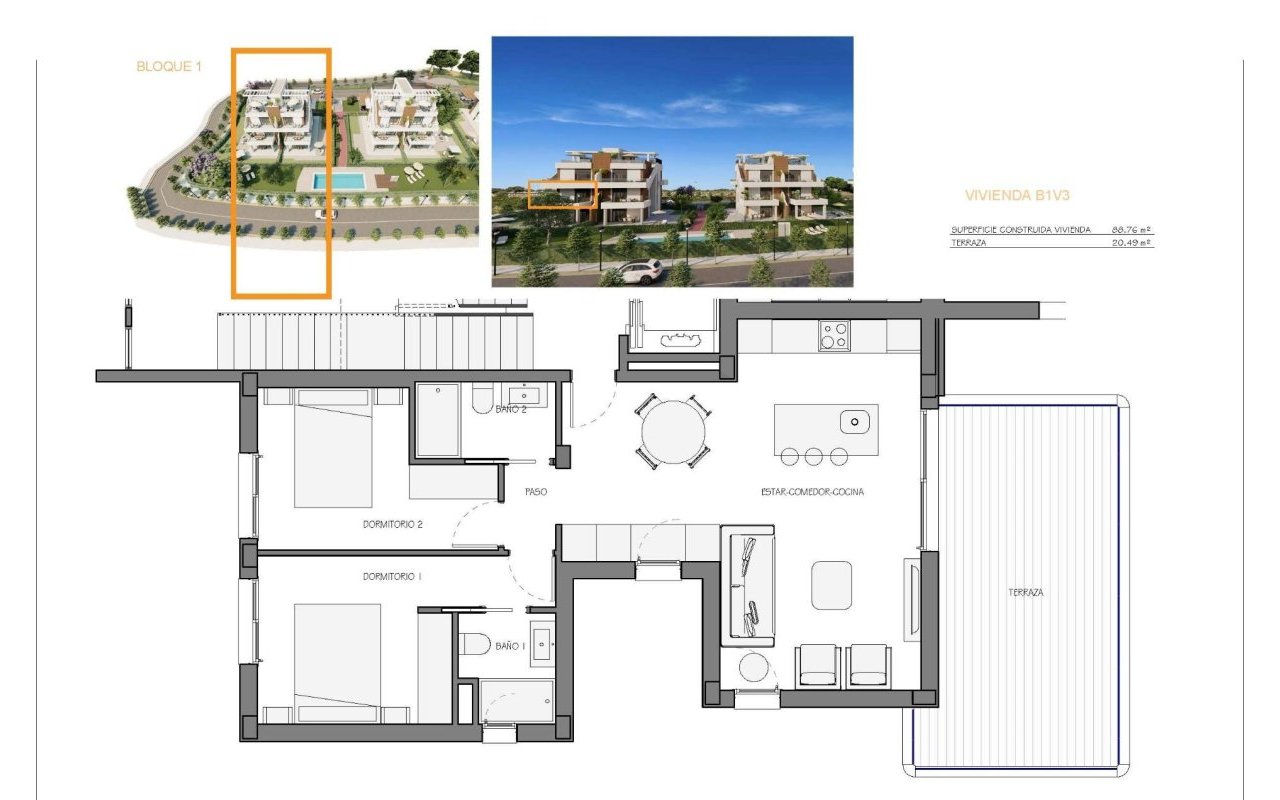 Rynek pierwotny - Apartament - Fuente Álamo - Hacienda del Alamo