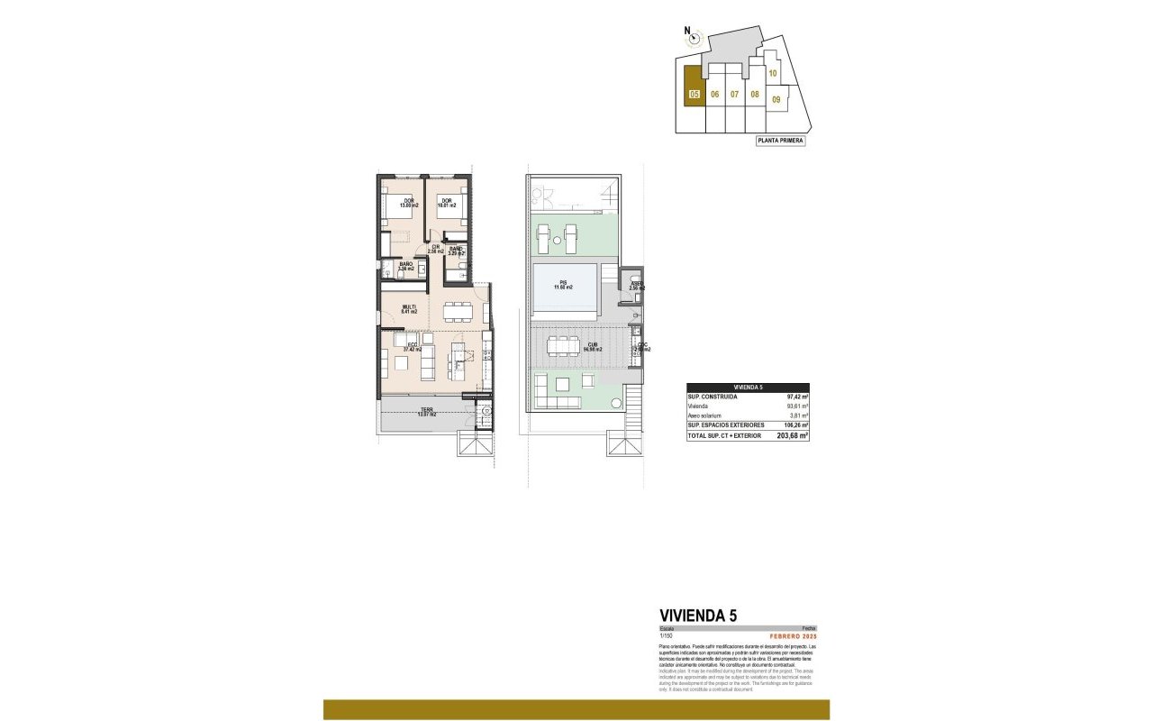Obra nueva - Bungalow - Pilar de la Horadada - parques de Andromeda