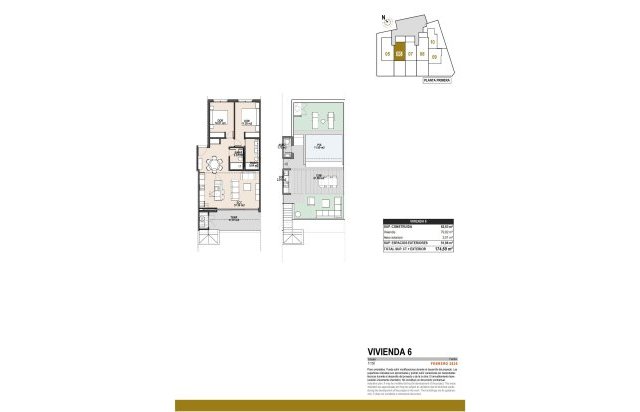 Obra nueva - Bungalow - Pilar de la Horadada - parques de Andromeda
