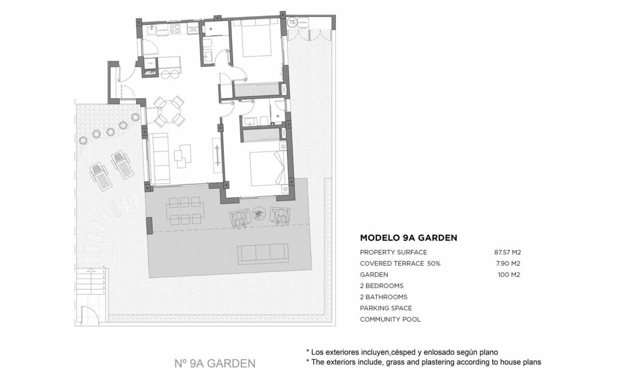 Rynek pierwotny - Ground floor apartment - Los Alcázares - Parque Diana