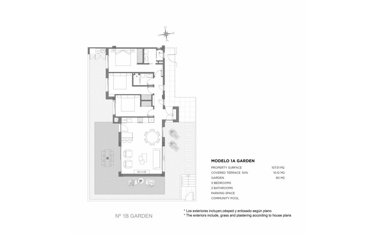 Rynek pierwotny - Ground floor apartment - Los Alcázares - Parque Diana