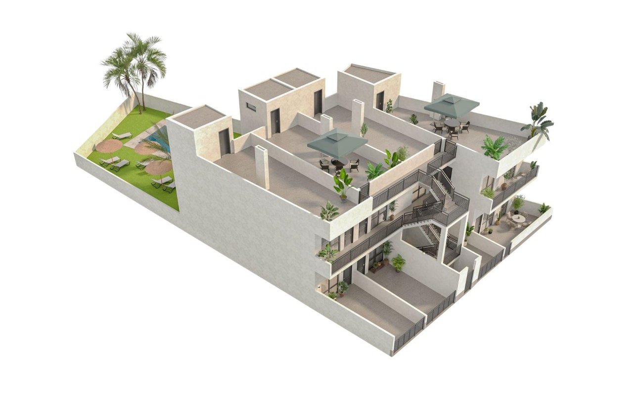 Obra nueva - Bungalow - Hondón de las Nieves - La Canalosa