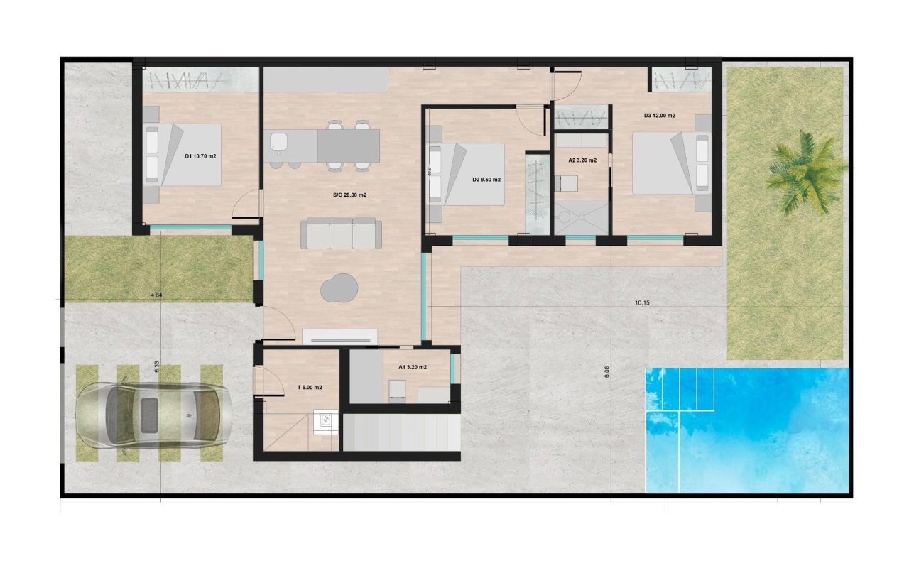 Rynek pierwotny - Villa - Torre Pacheco - Roldán